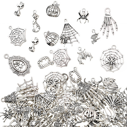Хэллоуин тематические тибетский стиль сплава подвески, прелести смешанных форм