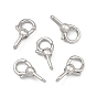 SHEGRACE Brass Spring Ring Clasps, Cadmium Free & Nickel Free & Lead Free, Ring