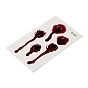 10Pcs 10 Style Halloween Horror Realistic Bloody Wound Scar Removable Temporary Water Proof Tattoos Paper Stickers, Rectangle
