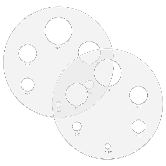 Акриловый измерительный инструмент для кукольных глаз, принадлежности для изготовления кукол