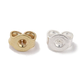 Brass Ear Nuts, Lead Free & Cadmium Free, Flat Round