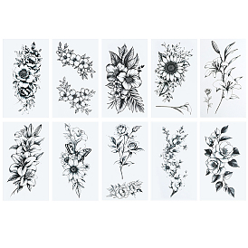 Съемные временные водонепроницаемые татуировки бумажные наклейки