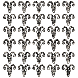 30шт. украшение в виде черепа барана из сплава для шитья