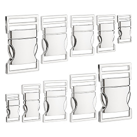 10шт 5 стили пряжки из сплава с боковой застежкой, для рюкзака, поясная сумка