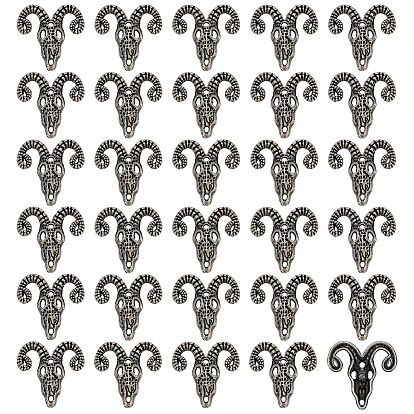 30шт. украшение в виде черепа барана из сплава для шитья