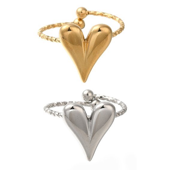 304 из нержавеющей стали манжеты кольца, формы сердца