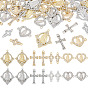 40шт. 8 стили, сплав, кристаллы, стразы, соединительные подвески и шармы, шармы и кулоны, дева и крест, разнообразные