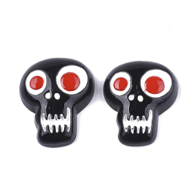 Resin Cabochons, Halloween Skull