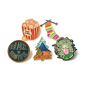 Эмалевые булавки, Застежки для значков из золотого сплава для рюкзаков и одежды