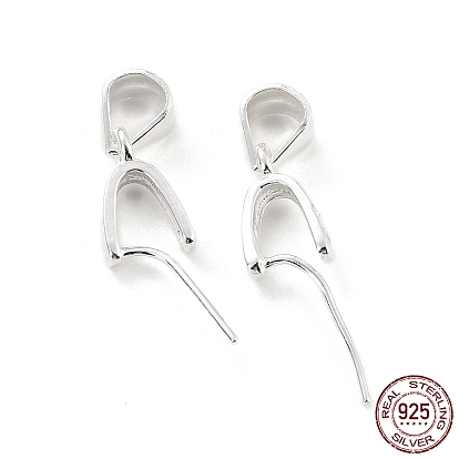 925 зажим для зажима льда из стерлингового серебра, слеза