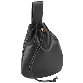 1Pc Imitation Leather Wishing Bottle Cover, with 1Pc Organza Gift Bags