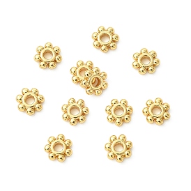 Shegrace Messing-Abstandsperlen, Blume, Cadmiumfrei und Nickel frei und Bleifrei