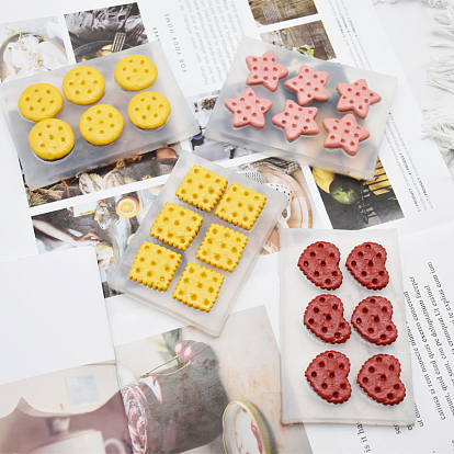 Rectangle/Star/Cone/Flat Round/Square/Heart  DIY Silicone Molds, Fondant Molds, Resin Casting Molds, for Chocolate, Candy, UV Resin & Epoxy Resin Craft Making