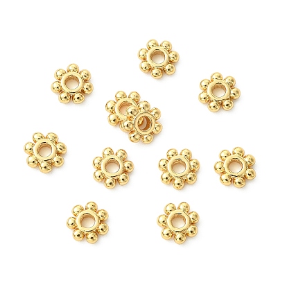 Shegrace Messing-Abstandsperlen, Blume, Cadmiumfrei und Nickel frei und Bleifrei