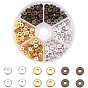 Brass Spacer Beads, Flat Round