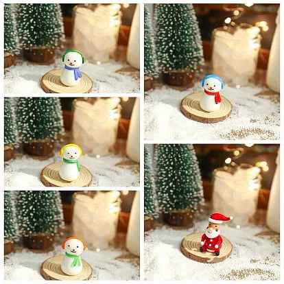 Mini Glass Christmas Ornaments, for Home Deaktop Display Decorations