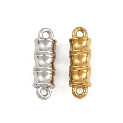 304 Stainless Steel Connector Charms, Bamboo Links