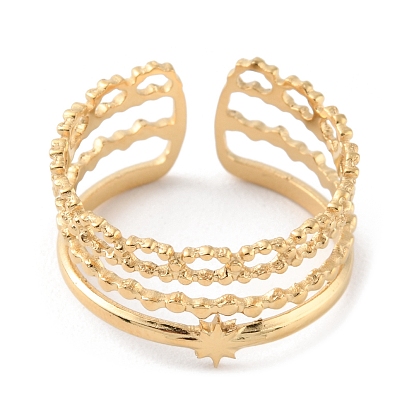 304 многолинейные открытые манжеты из нержавеющей стали