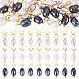 30Pcs 3 Styles Natural Freshwater Pearl Pendants, with Brass Findings, Rice Charms