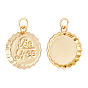 Brass Pendants, Bottle Cap