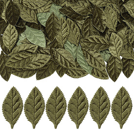 100Pcs Cloth Artificial Leaves, for DIY Craft Projects Wedding Party Decoration