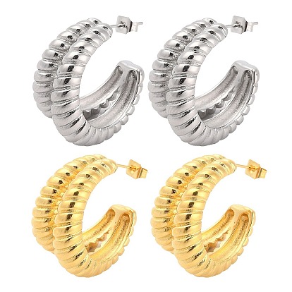 304 из нержавеющей стали серьги, сплит серьги, серьги-кольца
