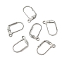 316 découvertes de boucles d'oreilles à levier en acier inoxydable chirurgical, avec boucles horizontales