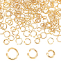 300шт 3 стили стойка покрытие латунные соединительные кольца, открытые кольца прыжок, долговечный