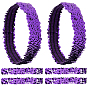 Breites, dehnbares, glitzerndes Stirnband, elastisches Pailletten-Stirnband, Haar-Accessoires für Mädchen