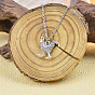 Collares con colgante de gallo de aleación de zinc vintage para mujer