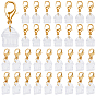 50Pcs Plastic Mobile Dustproof Plugs, with Alloy Lobster Claw Clasps