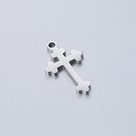 201 Stainless Steel Pendants, Cross