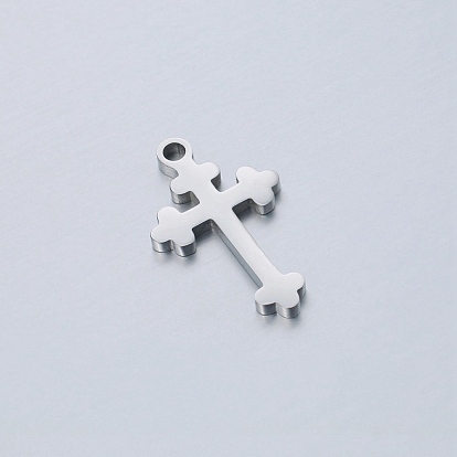 201 Stainless Steel Pendants, Cross