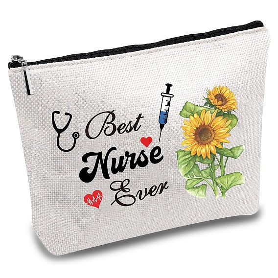 Мешки для хранения из поликоттонового холста, металлические мешочки на молнии, прямоугольные