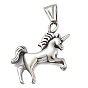 304 подвески из нержавеющей стали, очарование единорога