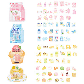 CRASPIRE Self Adhesive Food Stickers Set, for Scrapbooking Diary Planner Card Making