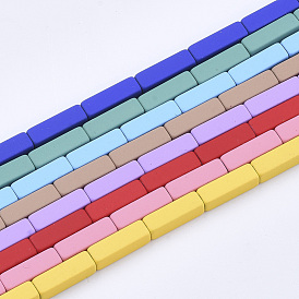 Spray gemalt unmagnetische synthetischen Hämatitkornen Stränge, Würfel