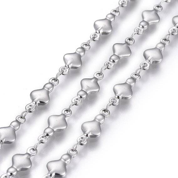 304 Stainless Steel Link Chains, Soldered, Ion Plating(IP)