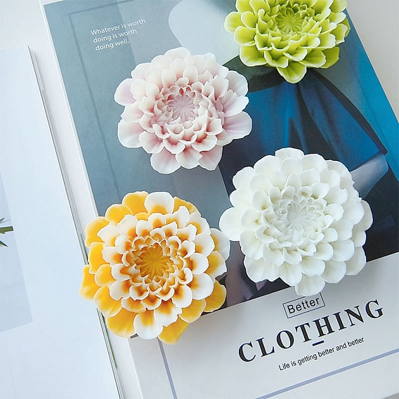 Силиконовые формы для свечей своими руками, для изготовления свечей, цветок