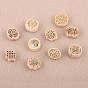 Perles de boisseaux, avec turquoise synthétique