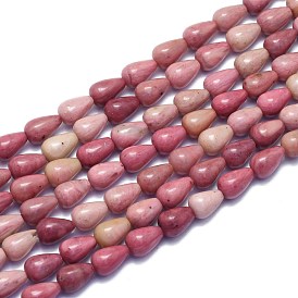Natural Rhodonite Beads Strands, Drop