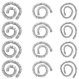 15шт. 3 стили плюшевых кукол, ресницы на полосках, аксессуары для изготовления накладных ресниц bjd