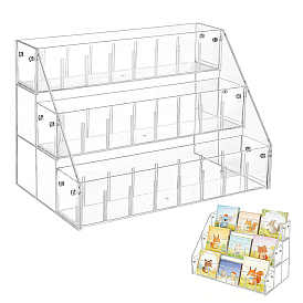 3-Tier Desktop Acrylic Doll Organizer Display Riser Stands