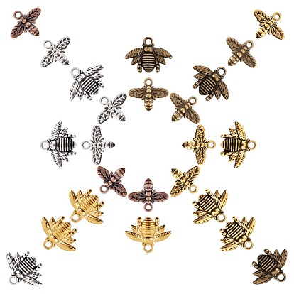 Tibetan Style Alloy Pendants, Mixed Shapes