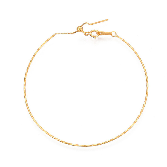 Регулируемый 925 браслет-слайдер из стерлингового серебра