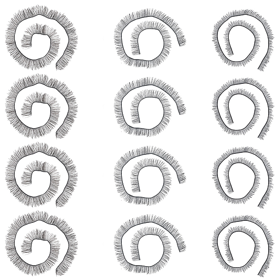 15шт. 3 стили плюшевых кукол, ресницы на полосках, аксессуары для изготовления накладных ресниц bjd