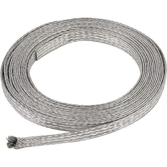 Braided Tinned Wire, Flat