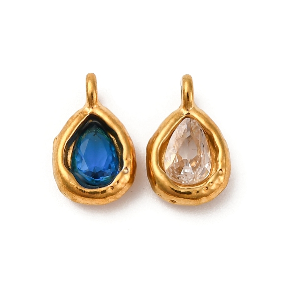 304 прелести нержавеющей стали, слеза, со стеклом, граненые