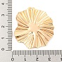 Rack Plating Brass Pendants, Irregular Flat Round Charm