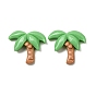 Opaque Resin Cabochons,  Coconut Tree